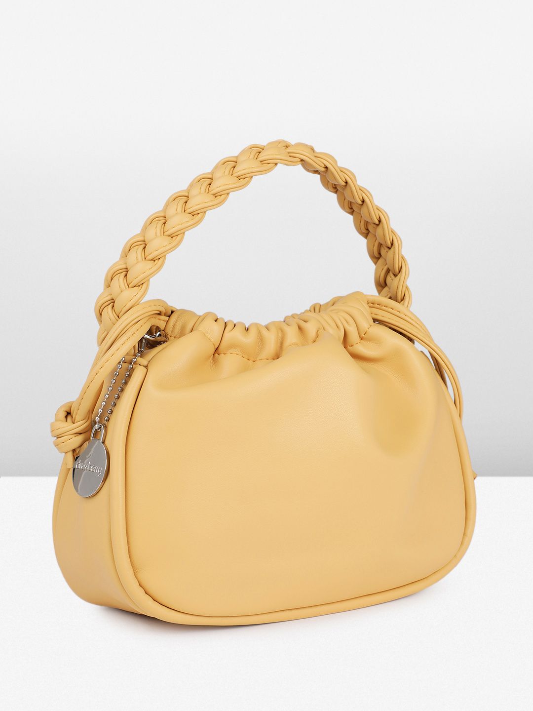 DressBerry Handheld Bag with Braid Design Handle