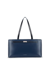 Lino Perros Colourblocked Structured Shoulder Bag with Applique