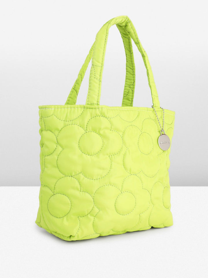 DressBerry Floral Self-Design Quilted Handheld Bag