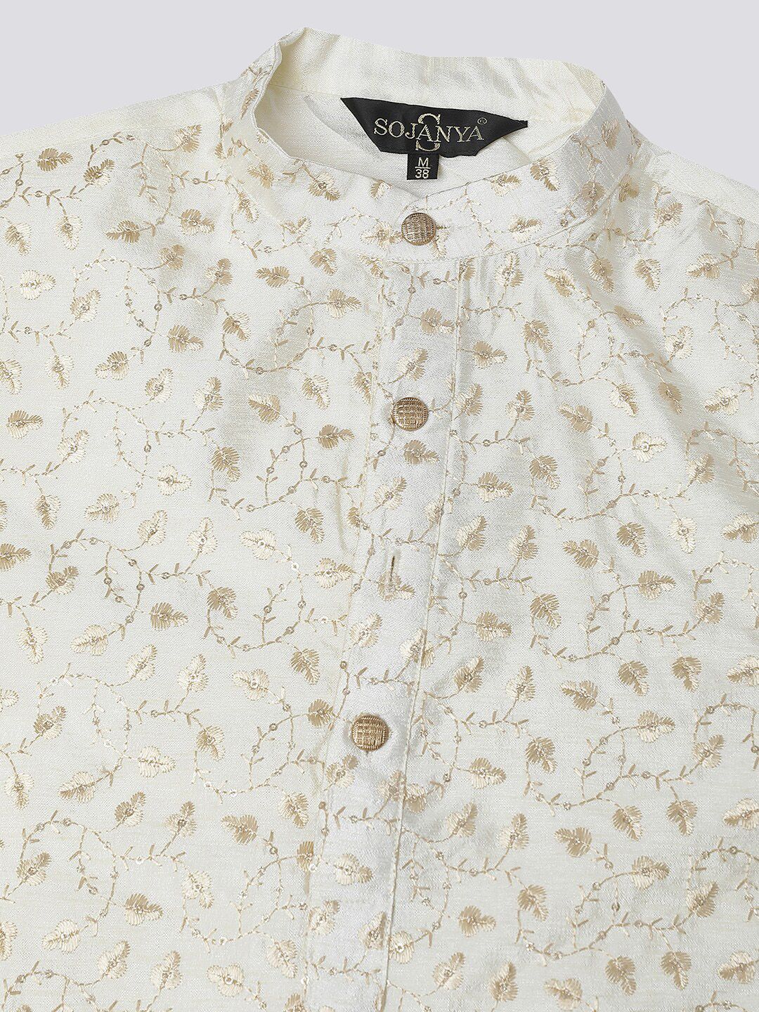 SOJANYA Kurta Lurus Sulam Bunga