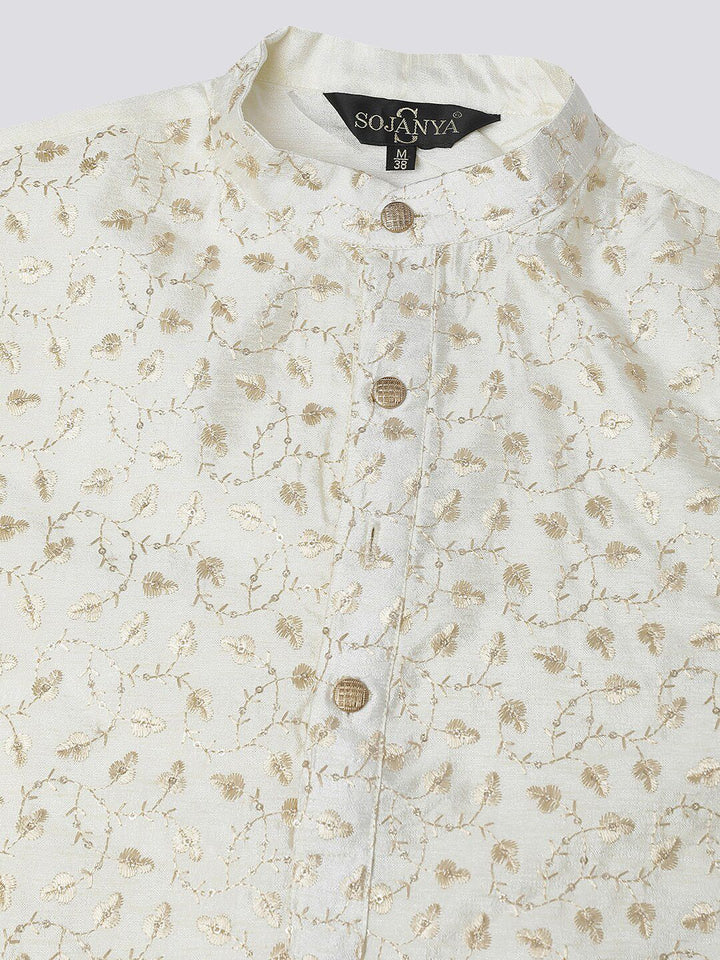 SOJANYA Kurta Lurus Sulam Bunga
