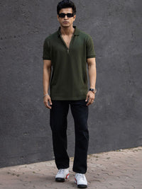 Powerlook Men V-Neck Pockets T-shirt