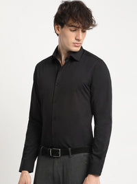 THE BEAR HOUSE Men Solid Tailored Fit Formal Shirt