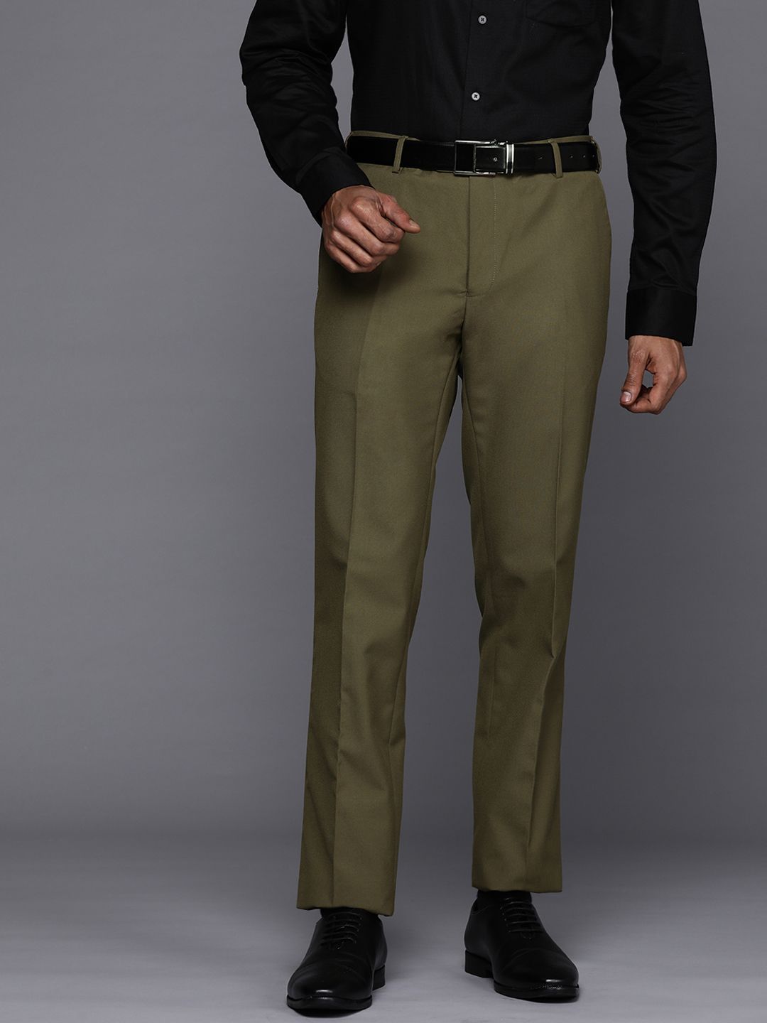 Raymond Men Slim Fit Formal Trousers