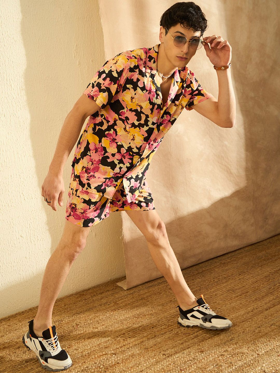 DENNISON Printed Shirt & Shorts Co-Ord
