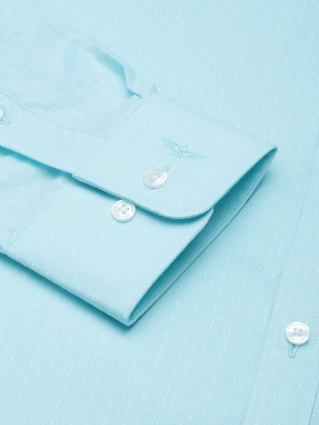 Park Avenue Self Design Slim Fit Formal Shirt