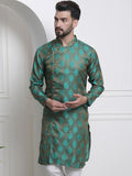 SOJANYA Motif Etnik Rekaan Tenun Angrakha Kurta Lurus