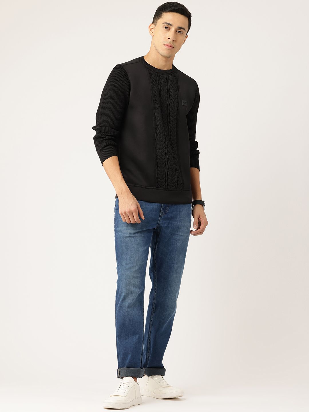 Monte Carlo Cable Knit Detail Sweatshirt