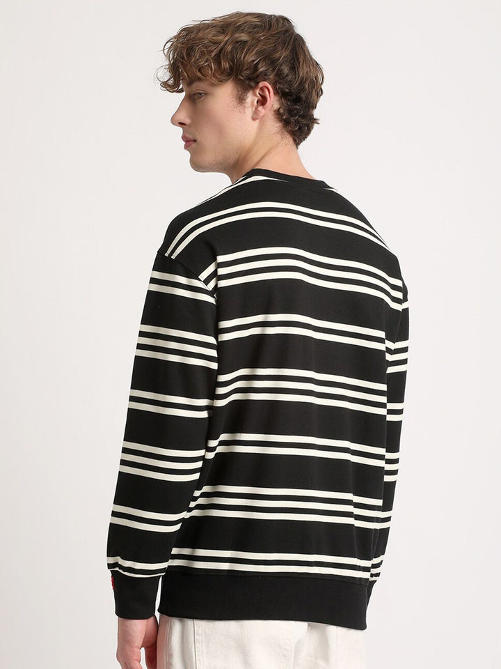 THE BEAR HOUSE Striped Pullover Sweatshirt