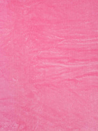 KLOTTHE Pink Woolen 300 TC Fitted Single Bedsheet With Pillow Cover