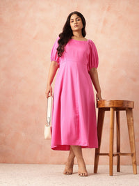 all about you Plus Size Fit & Flare Maxi Dress