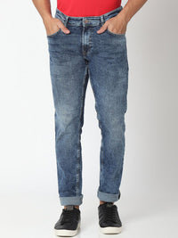 SPYKAR Men Blue Relaxed Fit Low-Rise Light Fade Jeans