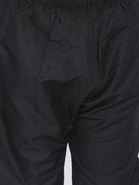 VASTRAMAY Boys Black Kurta with Pyjamas