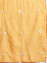 Anouk Yoke Design Regular Sequinned Kurta with Trousers &  Dupatta