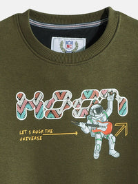 Monte Carlo Boys Graphic Printed Sweatshirt