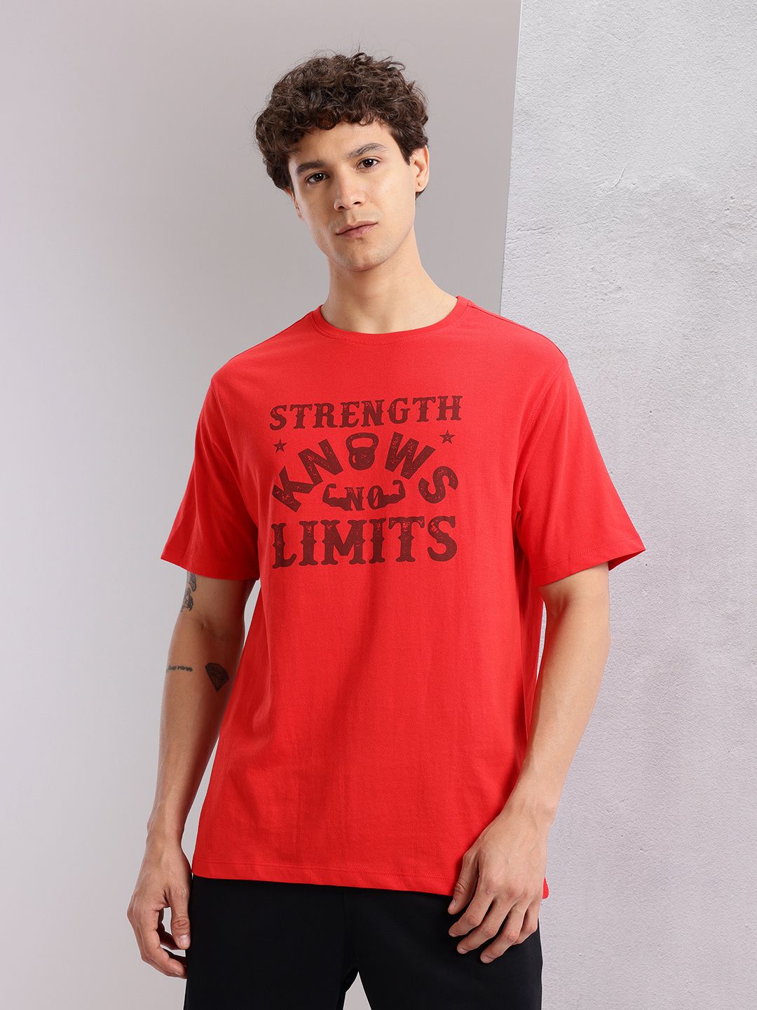 HRX by Hrithik Roshan Men Relaxed Fit Training T-shirt