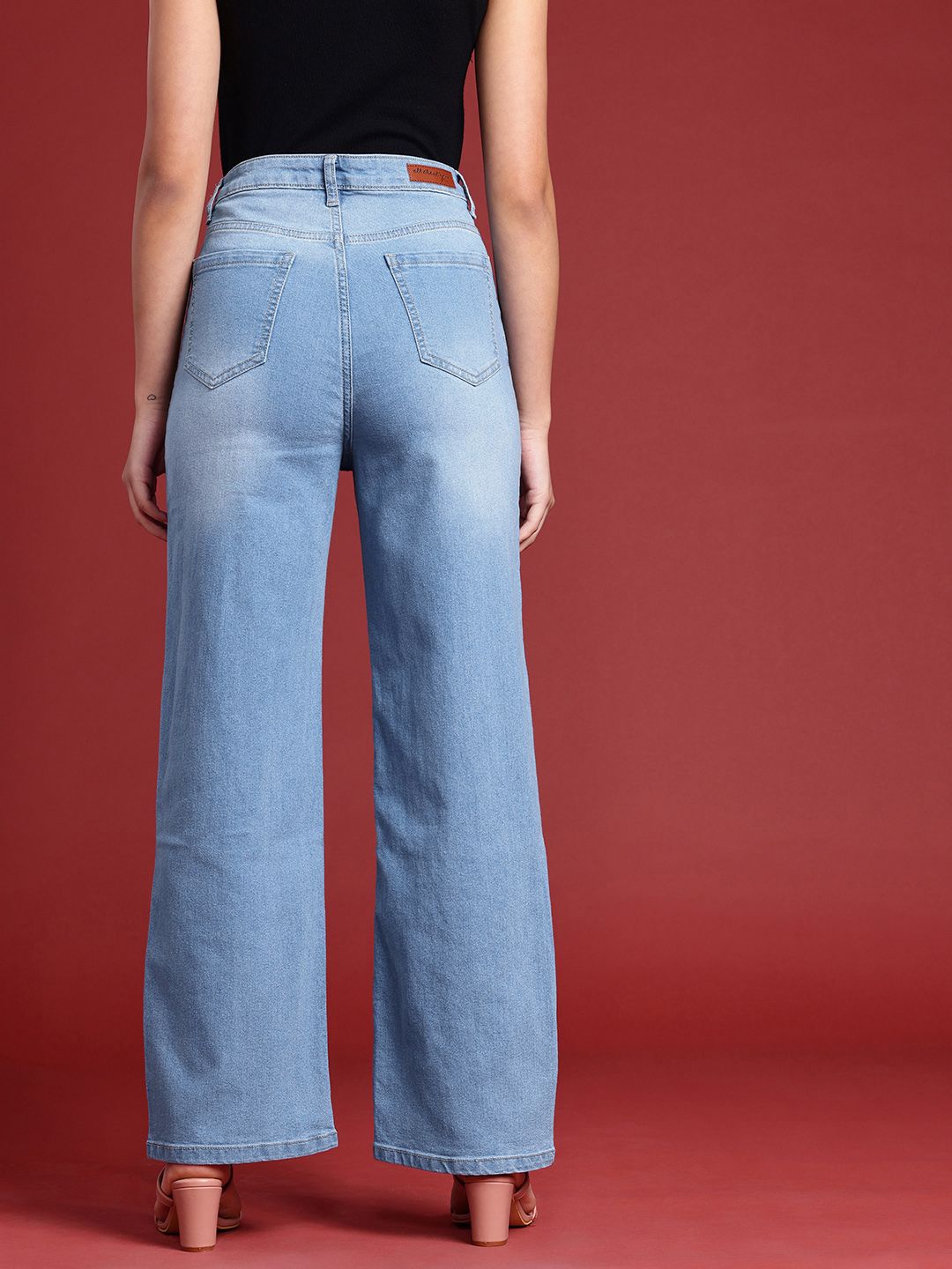 all about you Women Straight Fit Light Fade Stretchable Jeans
