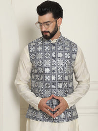 SOJANYA Jaket Nehru Sulam Lelaki