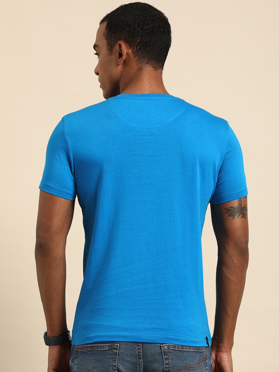 Being Human Round Neck Printed Pure Cotton T-shirt