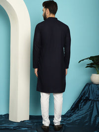SOJANYA Embroidered Pure Cotton Kurta with Pyjama Set
