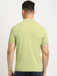 THE BEAR HOUSE Polo Collar Short Sleeves Slim Fit T-shirt
