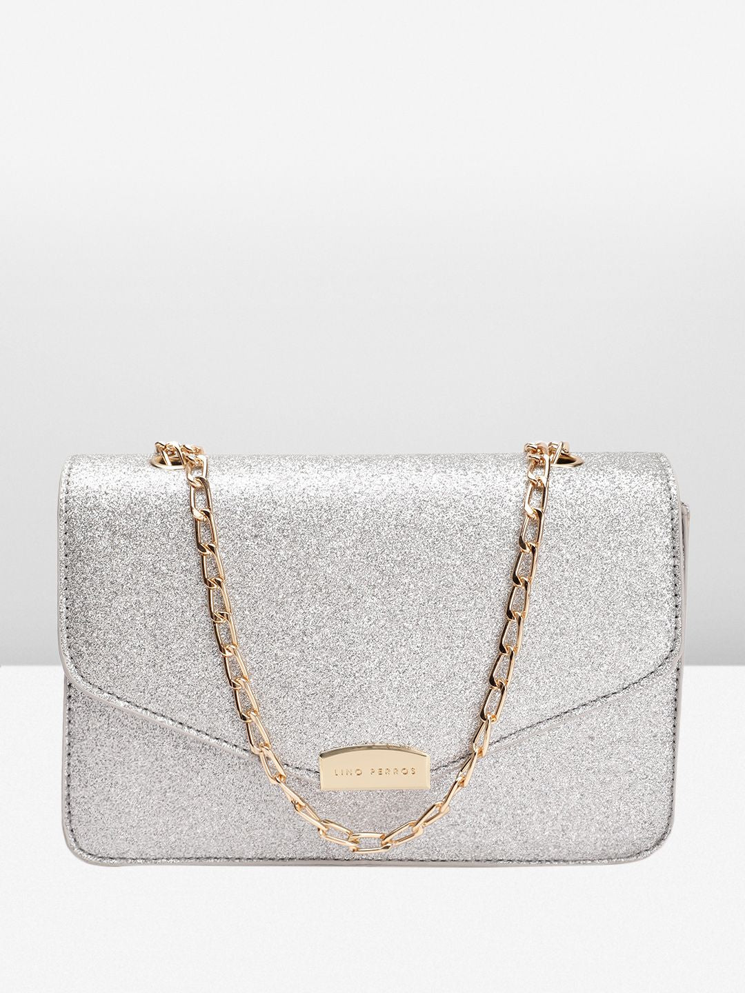 Lino Perros Structured Shimmery Sling Bag