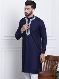 SOJANYA Mandarin Collar Straight Kurta