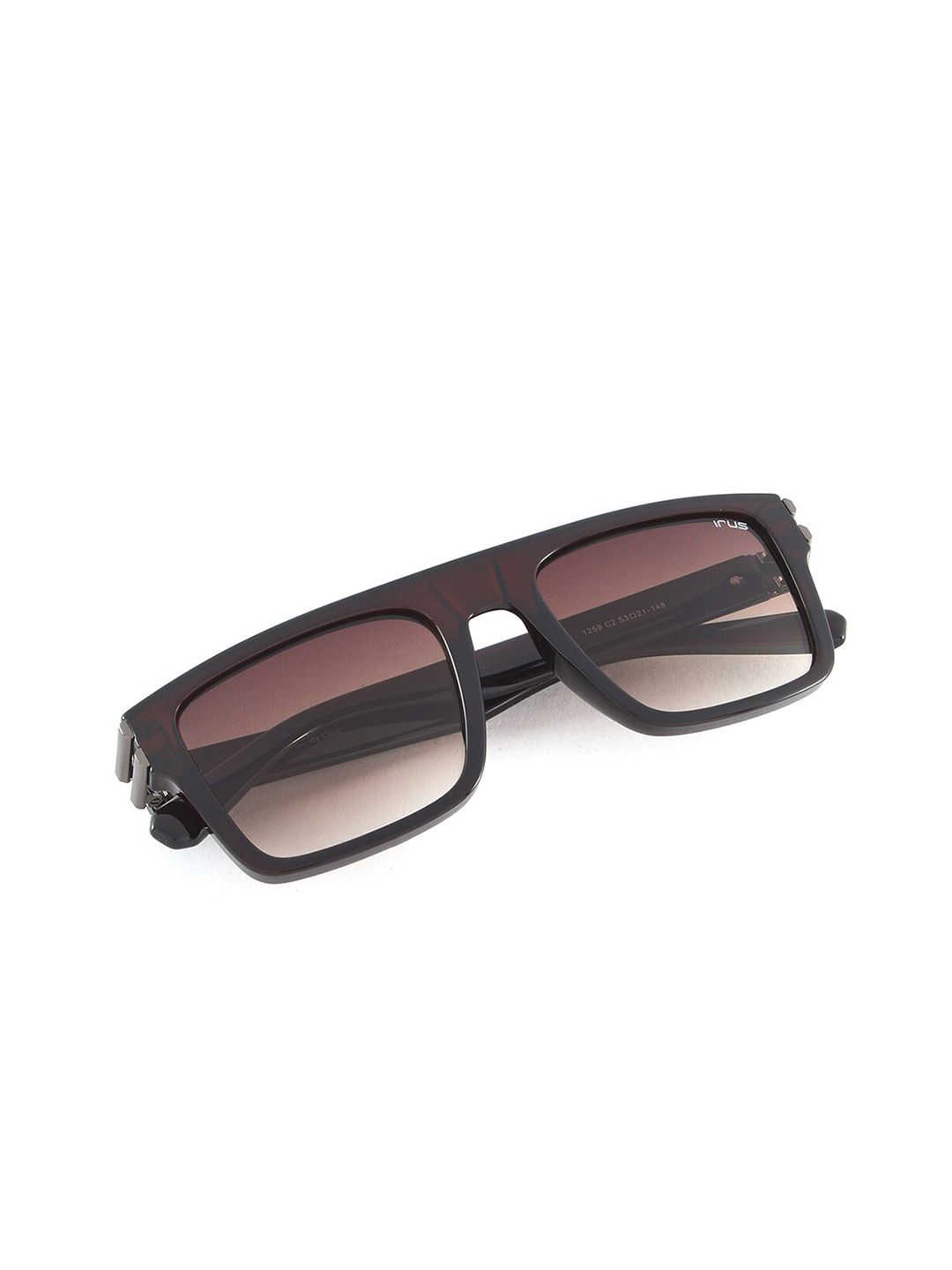 IRUS by IDEE Men Square Sunglasses with UV Protected Lens IRS1259C2SG