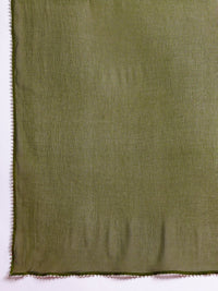 Anouk Floral Printed Button-Detail Anarkali Kurta with Trousers & Dupatta