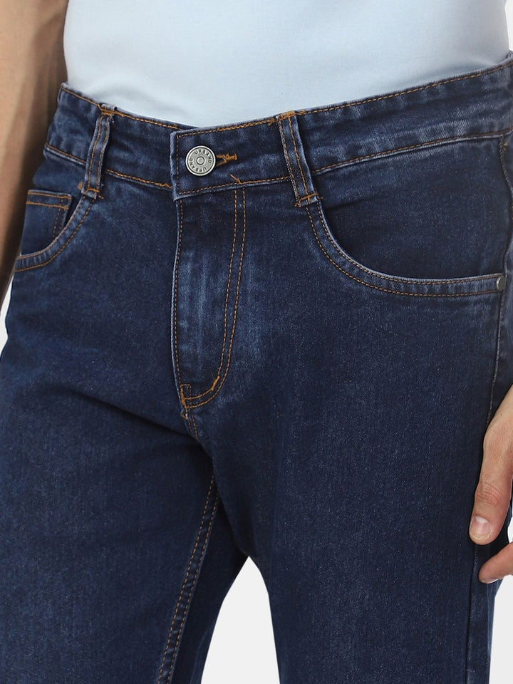 Urbano Fashion Men Heavy Fade Stretchable Jeans