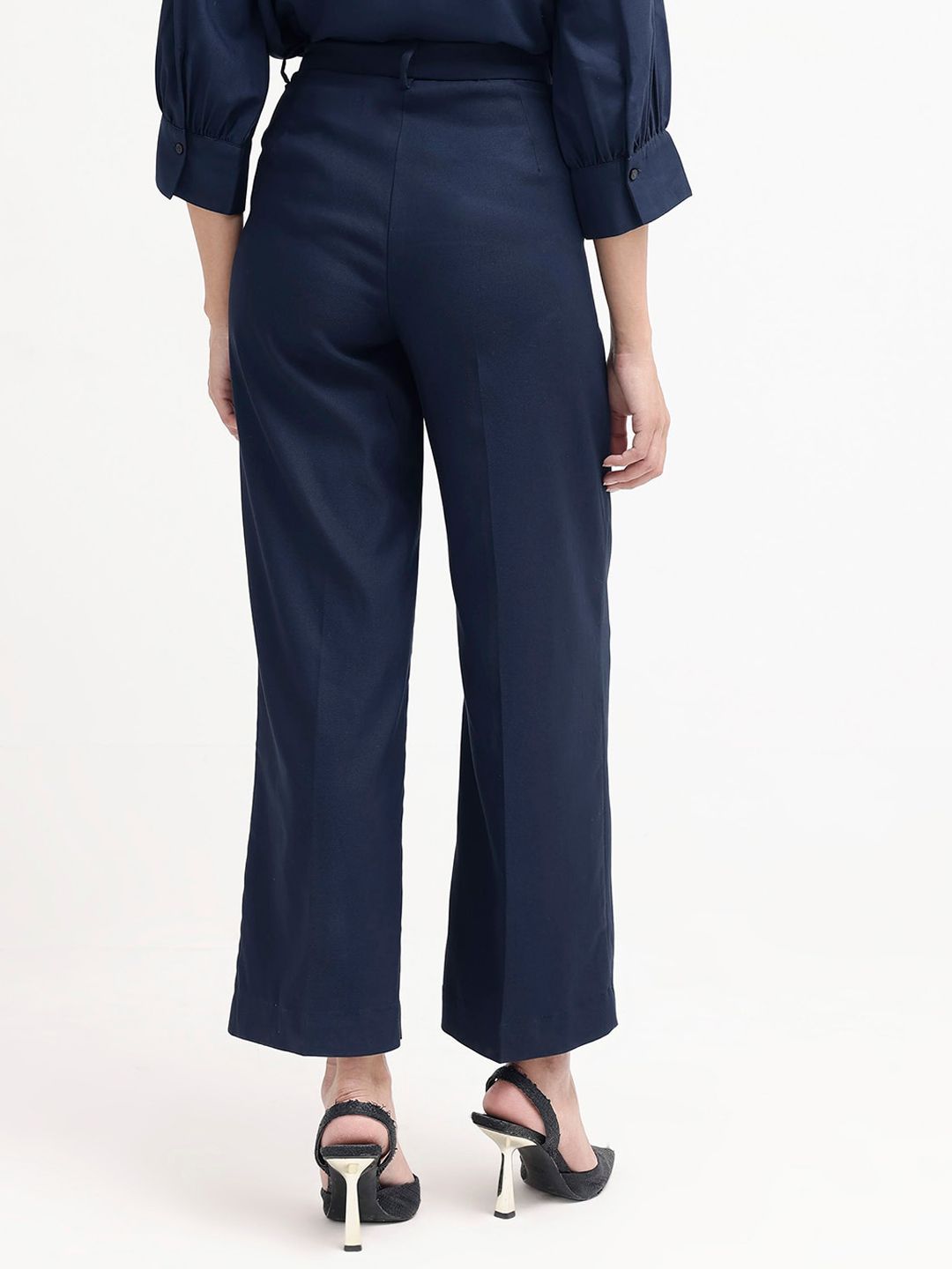 RAREISM Comfort Straight Fit High-Rise Pleated Trousers