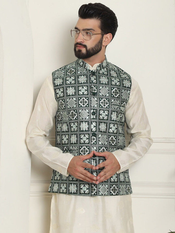 Jaket Nehru Sulam Premium SOJANYA