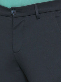 Being Human Men Mid-Rise Flat-Front Plain Regular Trousers