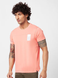 SPYKAR Typography Printed Slim Fit Casual T-Shirt