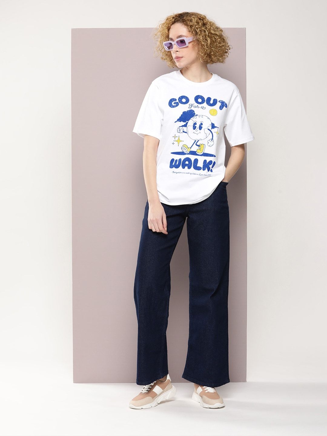 DILLINGER Graphic Printed Oversized Pure Cotton T-shirt