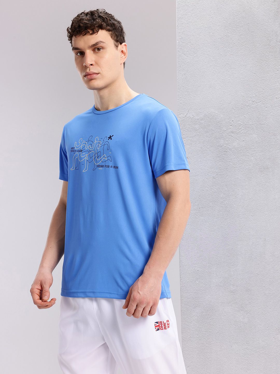 HRX by Hrithik Roshan Men Printed Rapid-Dry Running T-shirt