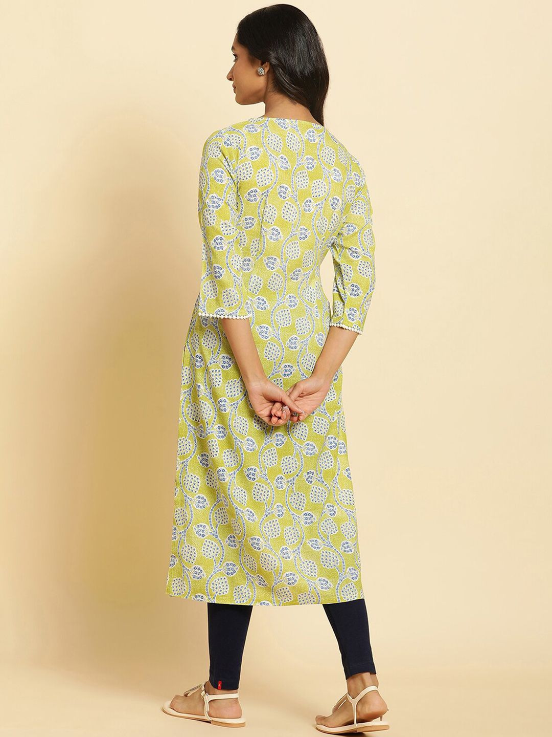 W Ethnic Motifs Printed Kurta