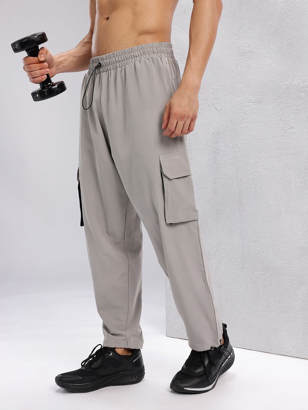 HRX by Hrithik Roshan Men Cargo-Style Training Parachute Track Pants