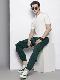 The Indian Garage Co Men Relaxed Fit Cargo Style Joggers