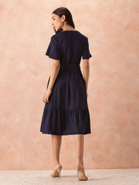 all about you A-Line Midi Dress with Belt