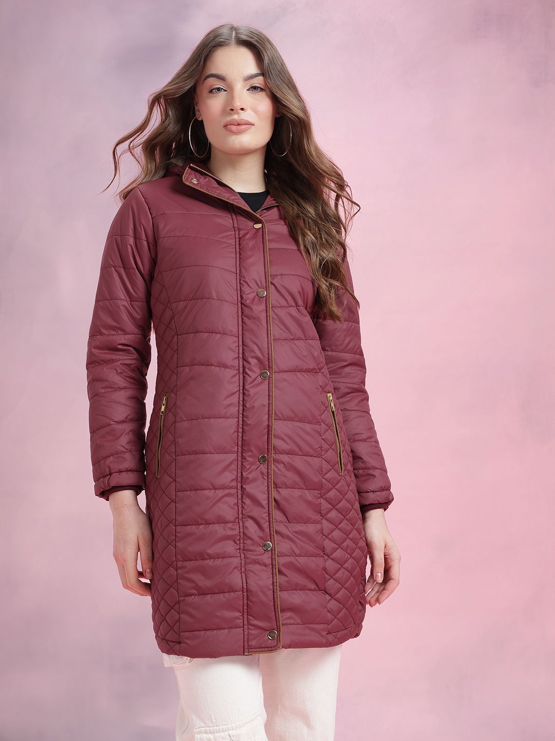 DressBerry Hooded Longline Parka Jacket