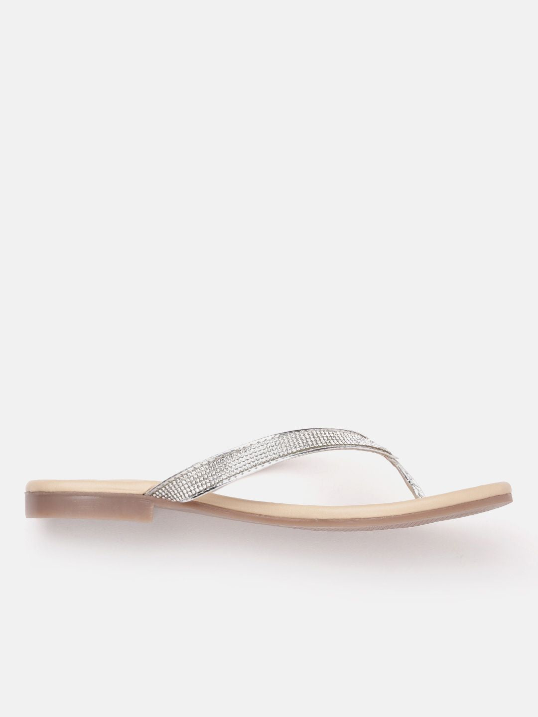Lino Perros Women Embellished Open Toe Flats