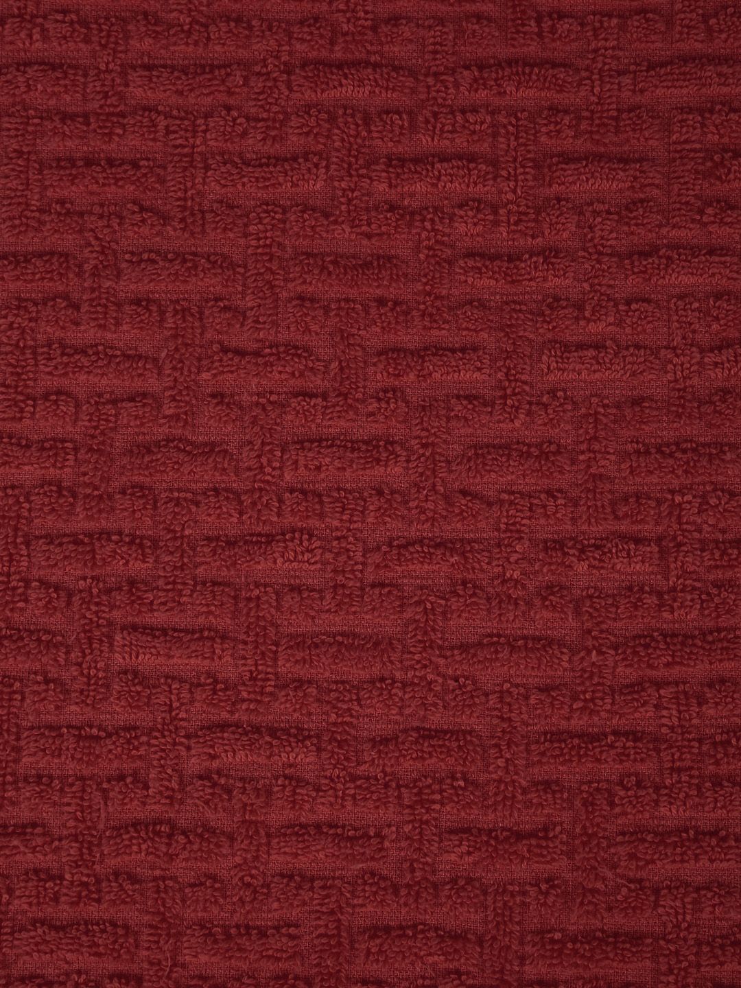 Cortina Yellow & Maroon 2 Pieces Cotton Anti-Bacterial 480 GSM Reversible Bath Towels