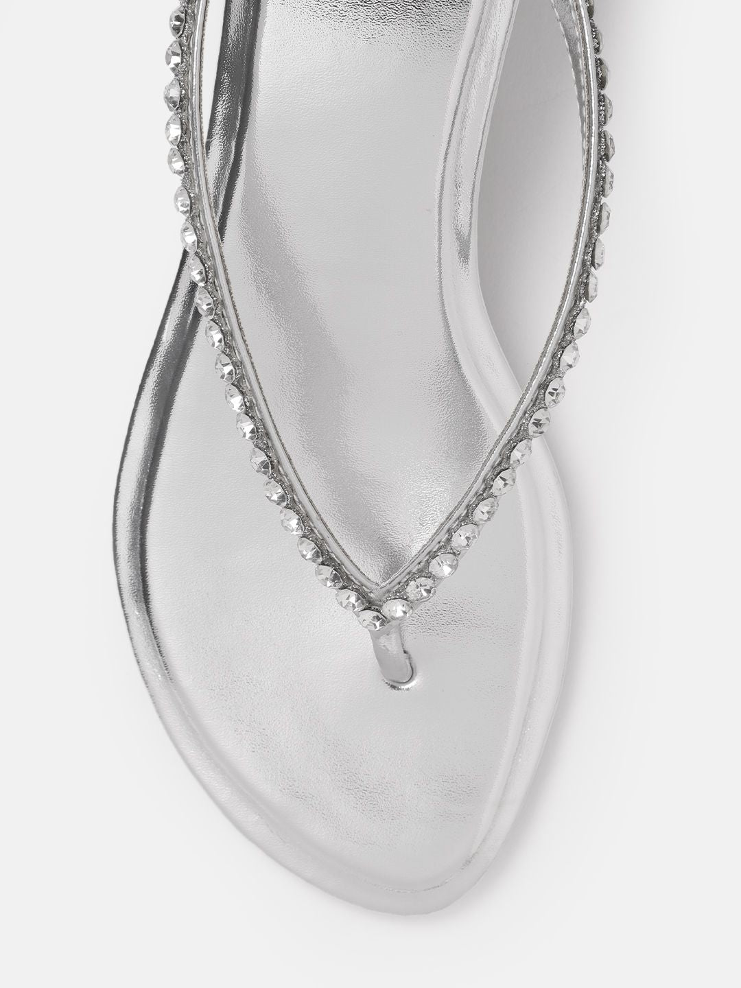 Lino Perros Women Embellished Open Toe Flats
