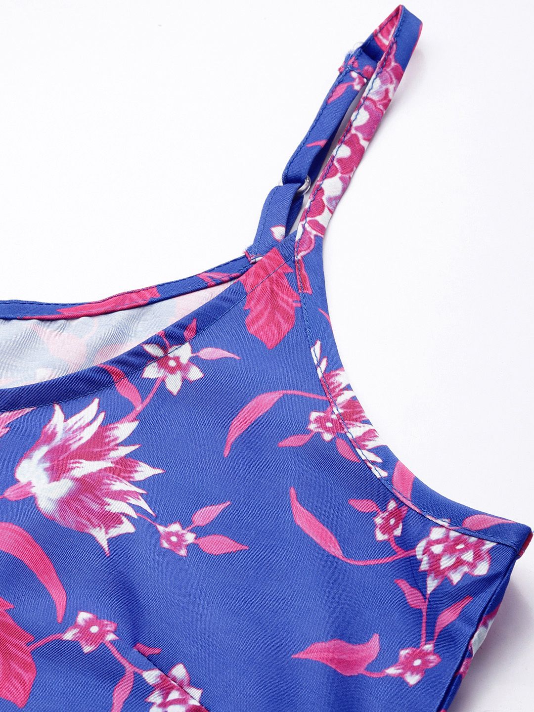 Anouk Floral Printed Layered Kurta with Palazzos