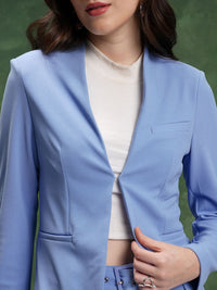 Tokyo Talkies Lapel Less Blazer with Trouser