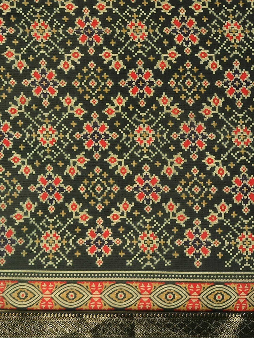 KALINI Ethnic Motifs Pure Georgette Patola Saree