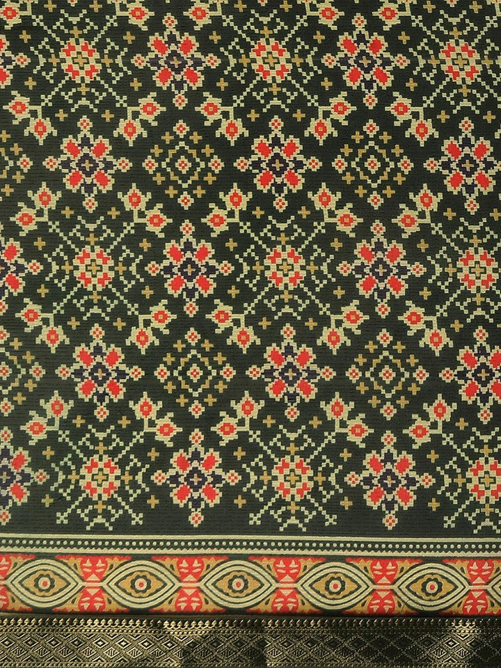 KALINI Ethnic Motifs Pure Georgette Patola Saree