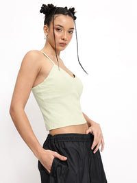 DressBerry Boss Babe Bodice Ribbed Corset Top