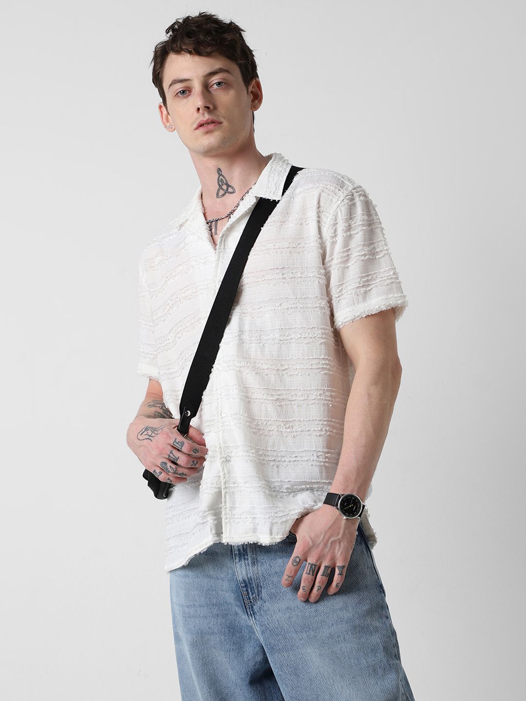 VASTRADO Men Classic Opaque Casual Shirt